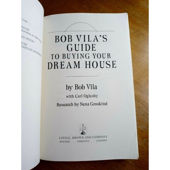 Bob Vila's Guide to Buying Your Dream House by Bob Vila Paperback Topics Novice - Picture 2 of 6